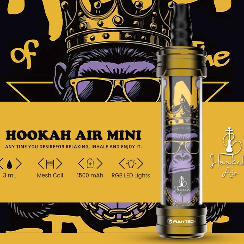 Cigarettes Electroniques Kit Hookah Air Mini édition Gorilla Kingdom - Fumytech pas cher