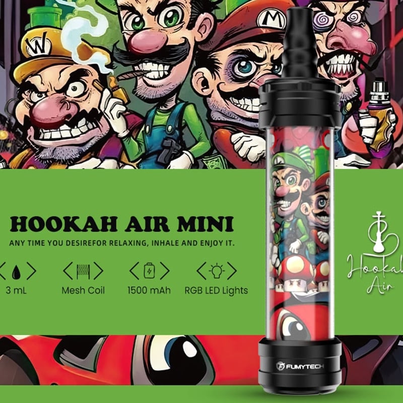 Electronic Cigarettes Kit Hookah Air Mini Mushroom Edition - Fumytech cheap