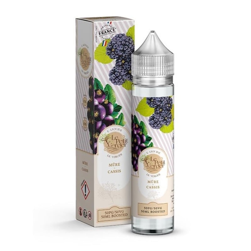 e-liquide Mûre Cassis 50 ml - Le Petit Verger pas cher