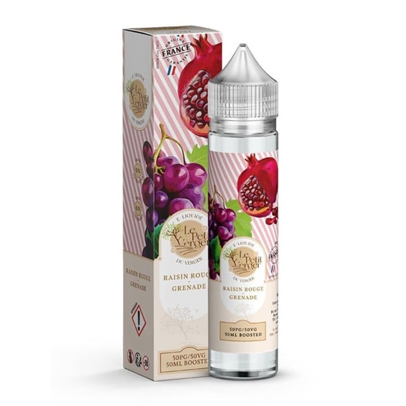e-liquide Raisin Rouge Grenade 50 ml - Le Petit Verger pas cher