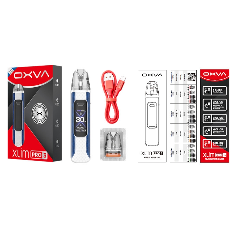 Cigarettes Electroniques Kit Xlim Pro 3 - OXVA pas cher