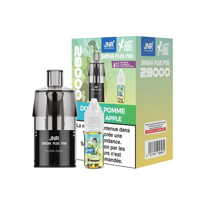 Cartouche Pod Shisha Plus Green Blitz 12 ml - JNR x Fighter Fuel pas cher