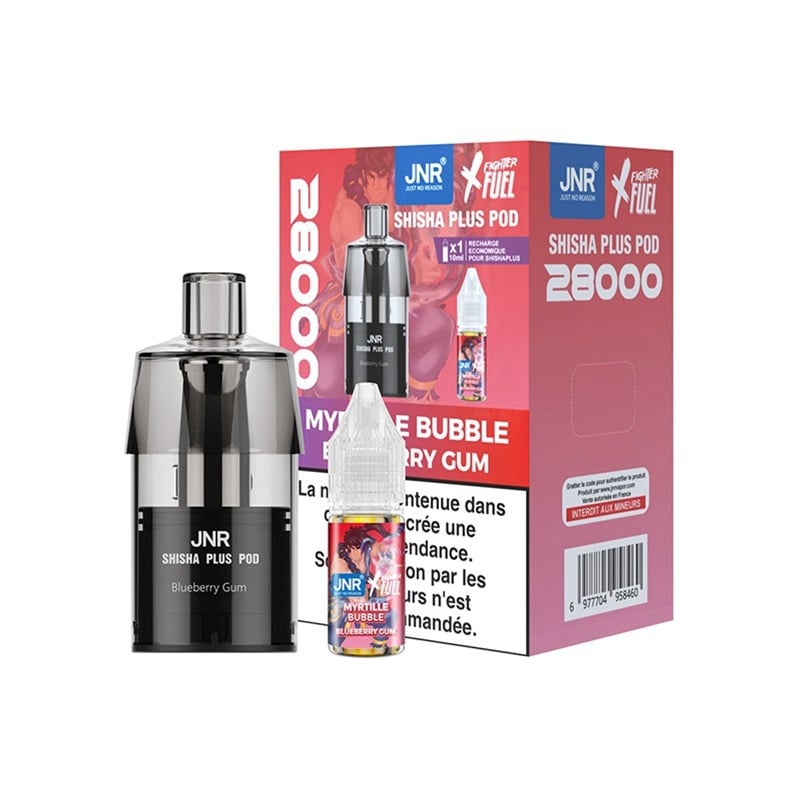 Pod Cartridge Shisha Plus 28K Bubble Seiryuto 12 ml - JNR x Fighter Fuel cheap