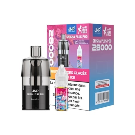 Cartouche Pod Shisha Plus 28K Ivy Punch 12 ml - JNR x Fighter Fuel pas cher
