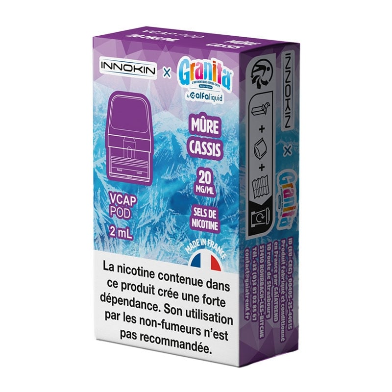 Capsule Alfapod VCAP Mûre Cassis Granita - Alfaliquid x Innokin pas cher