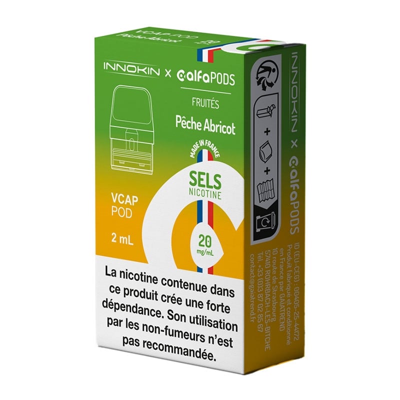 Capsule Alfapod VCAP Pêche Abricot - Alfaliquid x Innokin pas cher