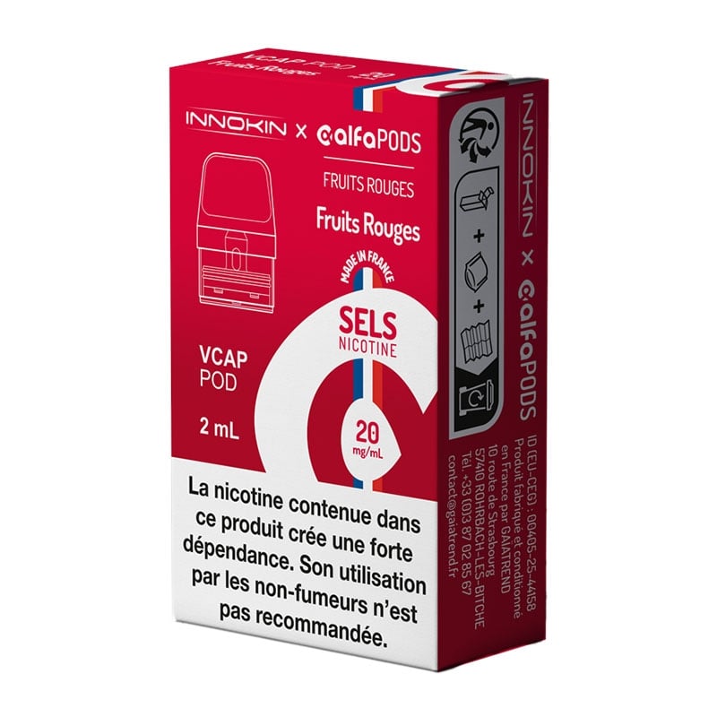 Capsule Alfapod VCAP Fruits Rouges - Alfaliquid x Innokin pas cher
