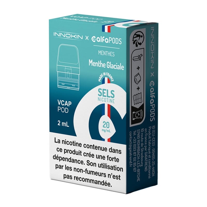 Capsule Alfapod VCAP Menthe Glaciale - Alfaliquid x Innokin pas cher