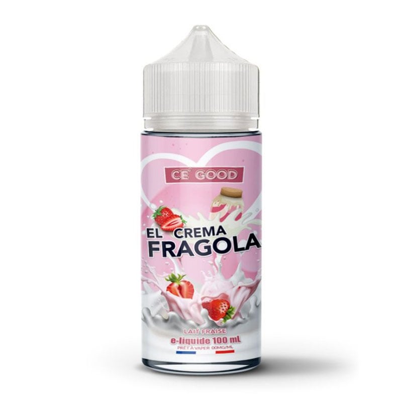 Eliquide El Crema Fragola 100 ml CE'Good pas cher | Le Vapoteur Discount