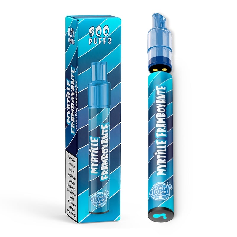 e-liquide Wpuff 2.0 1 Batterie + 1 Pod saveur Myrtille Framboyante - Liquideo pas cher