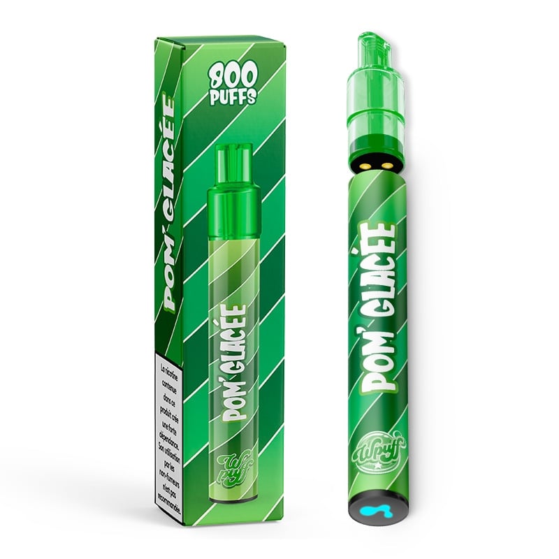 e-liquide Wpuff 2.0 1 Batterie + 1 Pod saveur Pom' Glacée - Liquideo pas cher