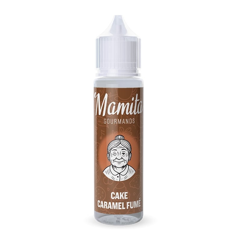 e-liquide Cake Caramel Fumé 50 ml - Mamita pas cher