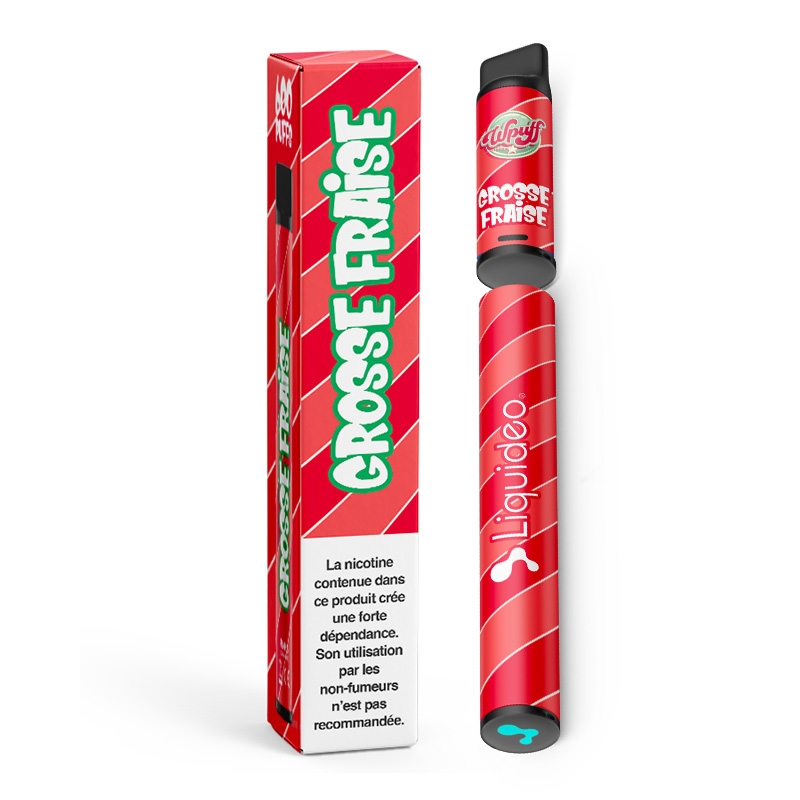 e-liquid Wpuff 600 1 Battery + 1 Pod Big Strawberry - Liquideo cheap