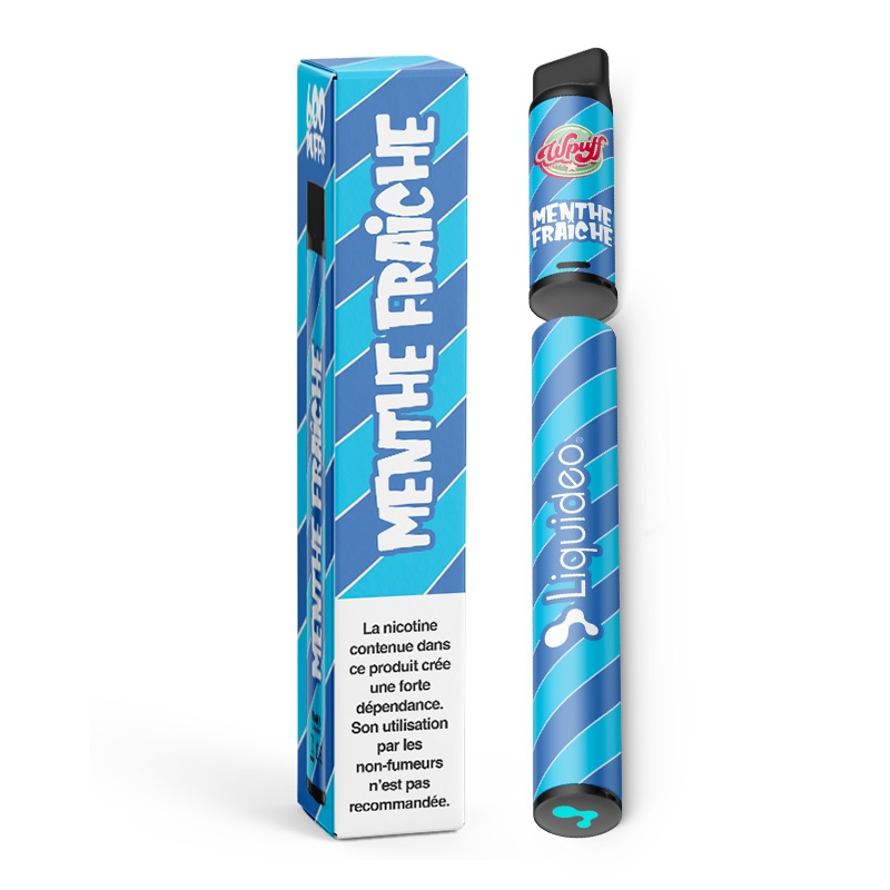 e-liquid Wpuff 600 1 Battery + 1 Pod Fresh Mint - Liquideo cheap