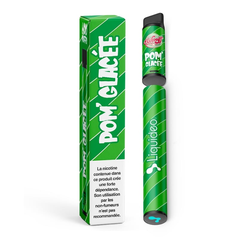 e-liquide Wpuff 600 1 Batterie + 1 Pod saveur Pom' Glacée - Liquideo pas cher