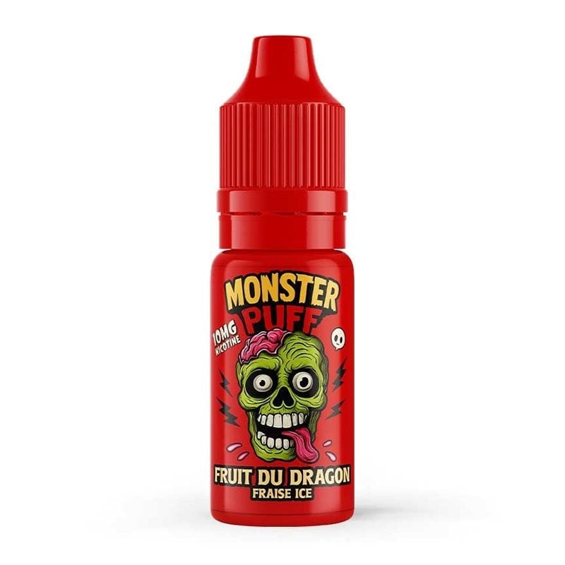 E-liquide Fruit du Dragon Fraise Ice 10 ml - Monster Puff pas cher | Le Vapoteur Discount