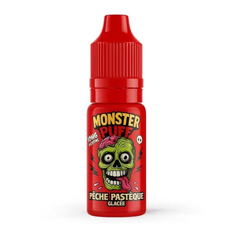 E-liquide Pêche Pastèque Glacée 10 ml - Monster Puff pas cher | Le Vapoteur Discount