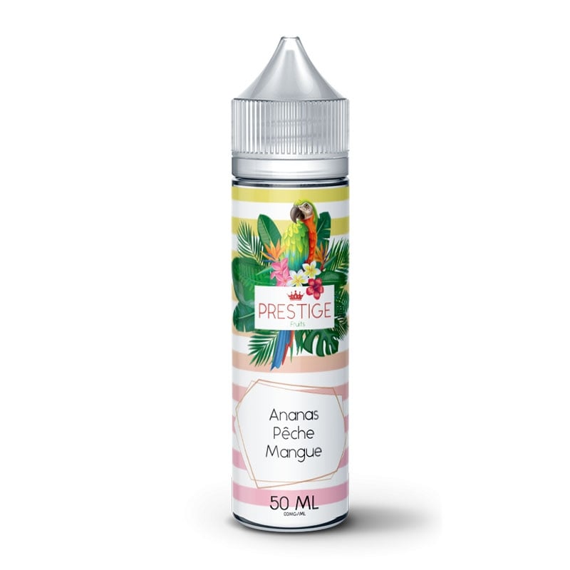 e-liquide Ananas Pêche Mangue 50 ml - Prestige pas cher