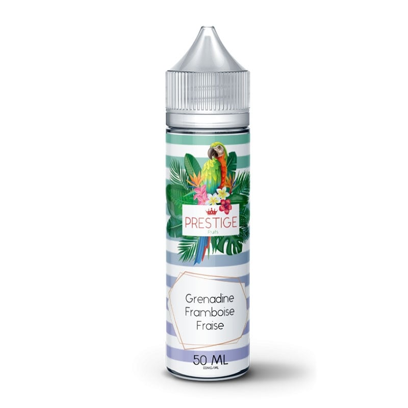 e-liquide Grenadine Framboise Fraise 50 ml - Prestige pas cher