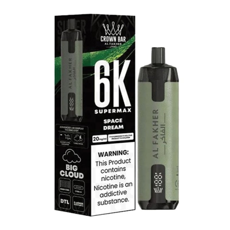 Puff Al Fakher Crown Bar 6K Space Dream | Le Vapoteur Discount