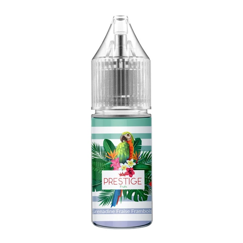 e-liquide Grenadine Framboise Fraise Nic Salt 10 ml - Prestige pas cher