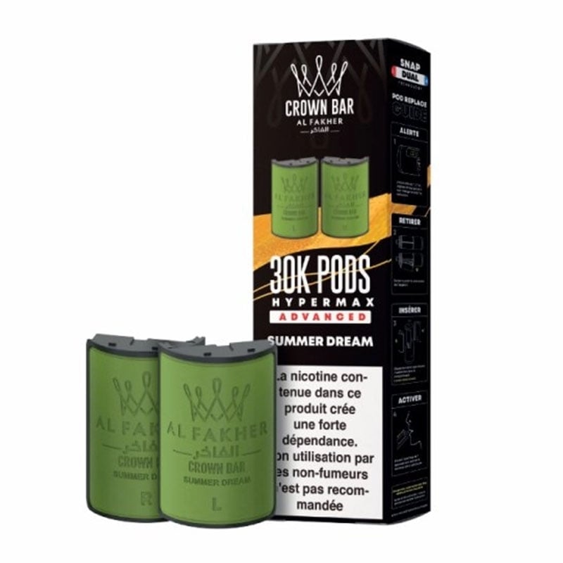HyperMax Advanced 30K Summer Dream Cartridges 10 ml - Al Fakher cheap