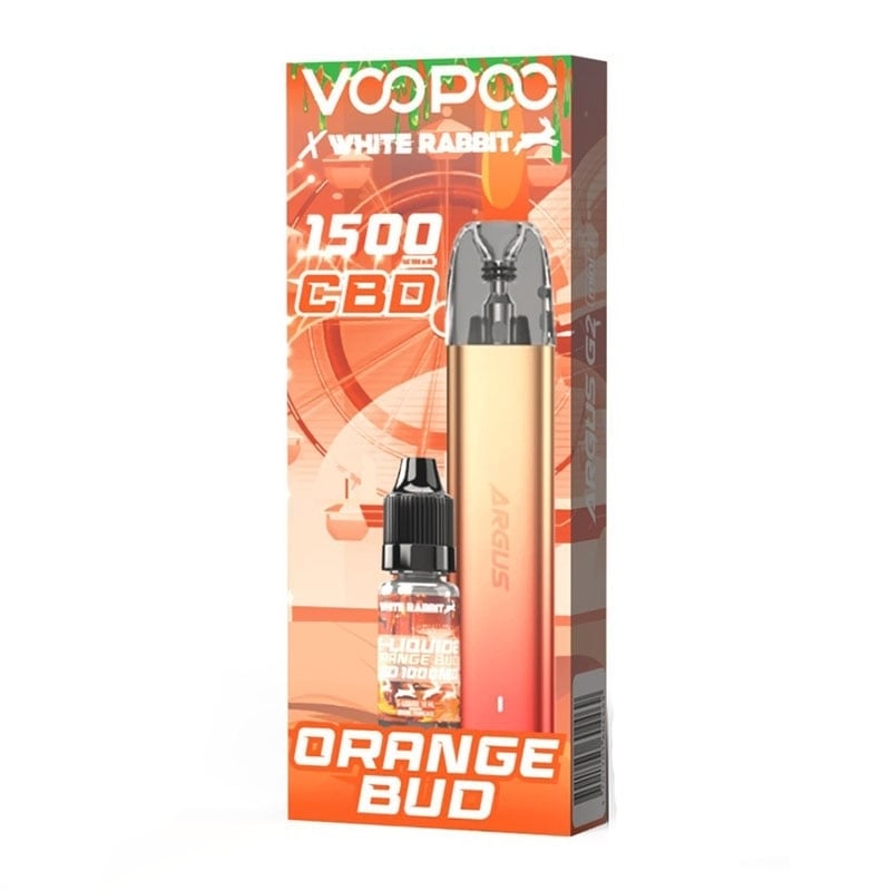 e-liquide Argus G2 mini+ x CBD Orange Bud 10 ml - Voopoo x White Rabbit pas cher