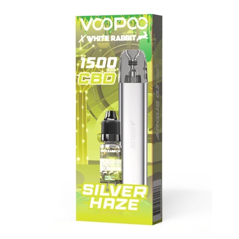 e-liquide Argus G2 mini+ x CBD Silver Haze 10 ml - Voopoo x White Rabbit pas cher