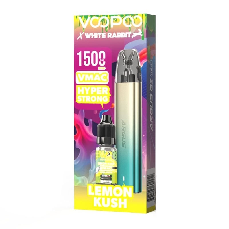 e-liquide Argus G2 mini+ x CBD x VMAC Lemon Kush 10 ml - Voopoo x White Rabbit pas cher