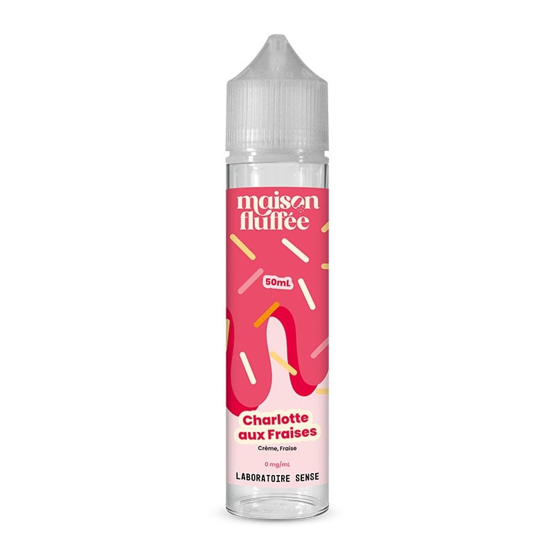 E-liquide Charlotte aux Fraises 50 ml - Maison Fluffée pas cher | Le Vapoteur Discount