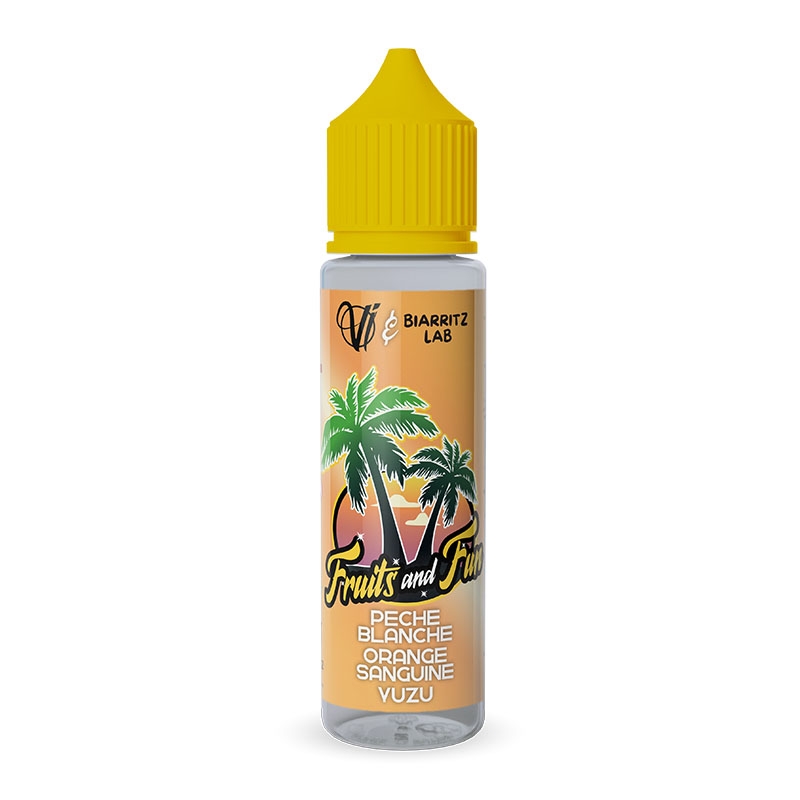 White Peach Blood Orange Yuzu e-liquid 50 ml - Vape Institut x Biarritz Lab cheap