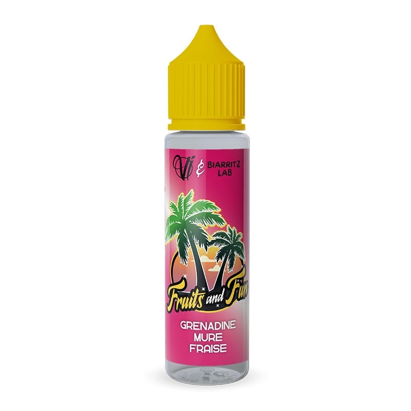 e-liquide Grenadine Mûre Fraise 50 ml - Vape Institut x Biarritz Lab pas cher