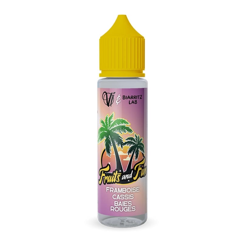 e-liquide Framboise Cassis Baies Rouges 50 ml - Vape Institut x Biarritz Lab pas cher