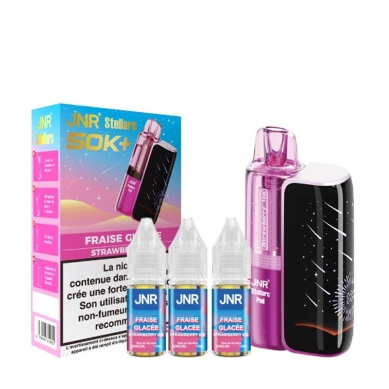 Puff JNR Stellarc 50K Fraise Glacée pas chère | Le Vapoteur Discount
