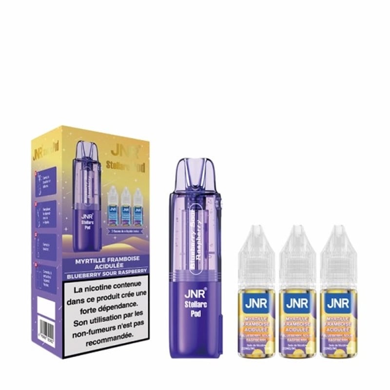 Cartouche JNR Stellarc Pod 50K Blueberry Sour Raspberry - JNR pas cher