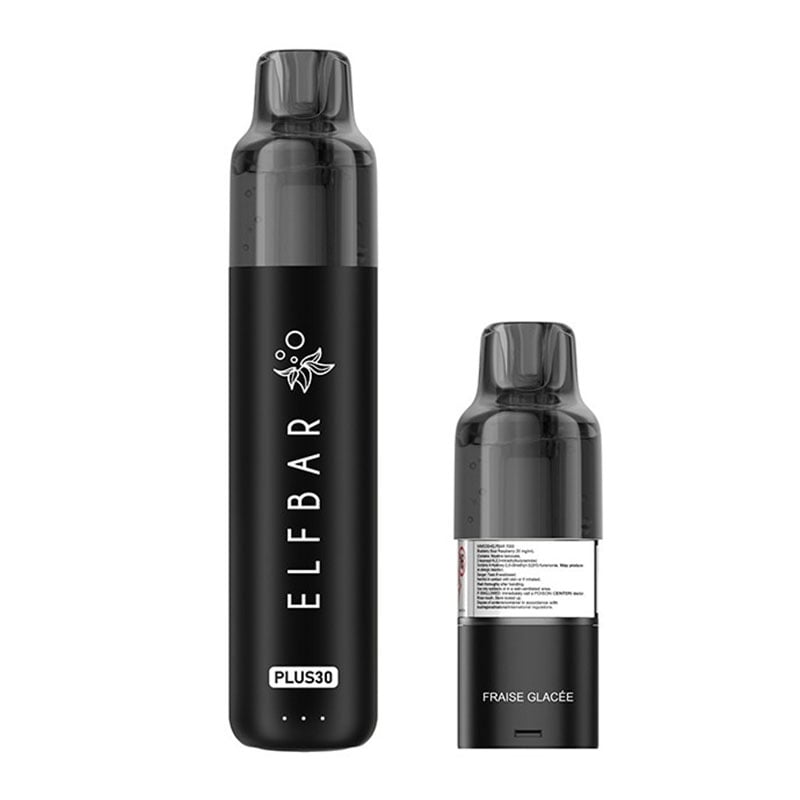 e-liquide Kit ElfBar Plus30 Fraise Glacée - ElfBar pas cher