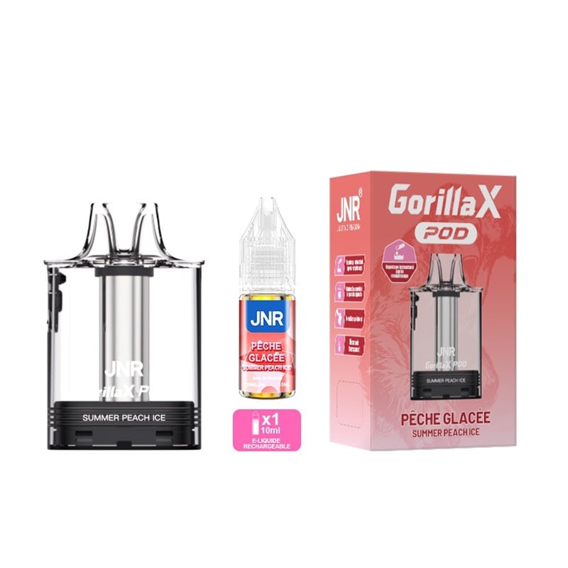 JNR Gorilla X 43K Summer Peach Ice Cartridge - JNR pas cher