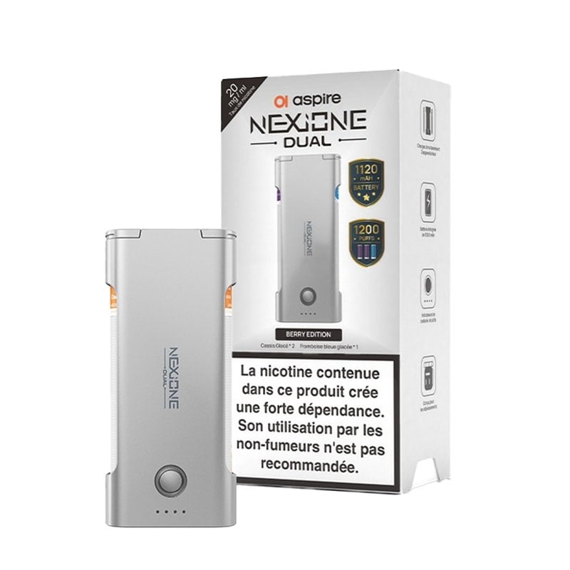 e-liquide Pack NexiOne Dual Berry Edition 20 mg - Aspire pas cher