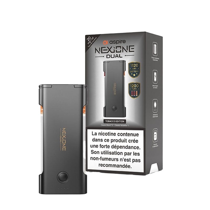 e-liquide Pack NexiOne Dual Tobacco Edition 20 mg - Aspire pas cher