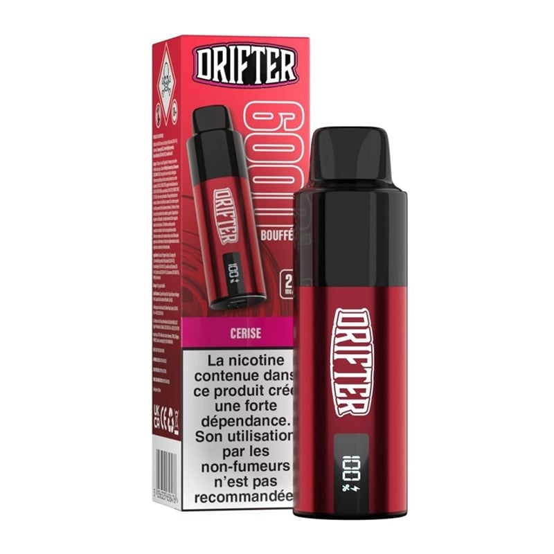 Puff Drifter Bar 6000 Cherry pas chère | Le Vapoteur Discount