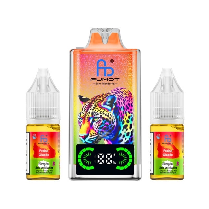 Puff Fumot Leopard 40K Strawberry Ice | Le Vapoteur Discount