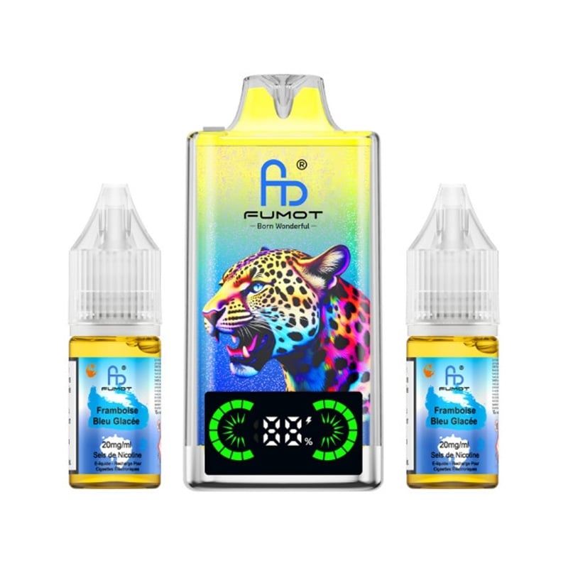 Puff Fumot Leopard 40K Blue Razz Ice | Le Vapoteur Discount