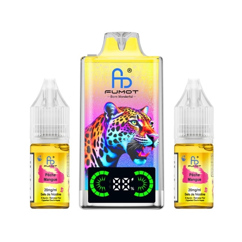 Puff Fumot Leopard 40K Peach Mango | Le Vapoteur Discount