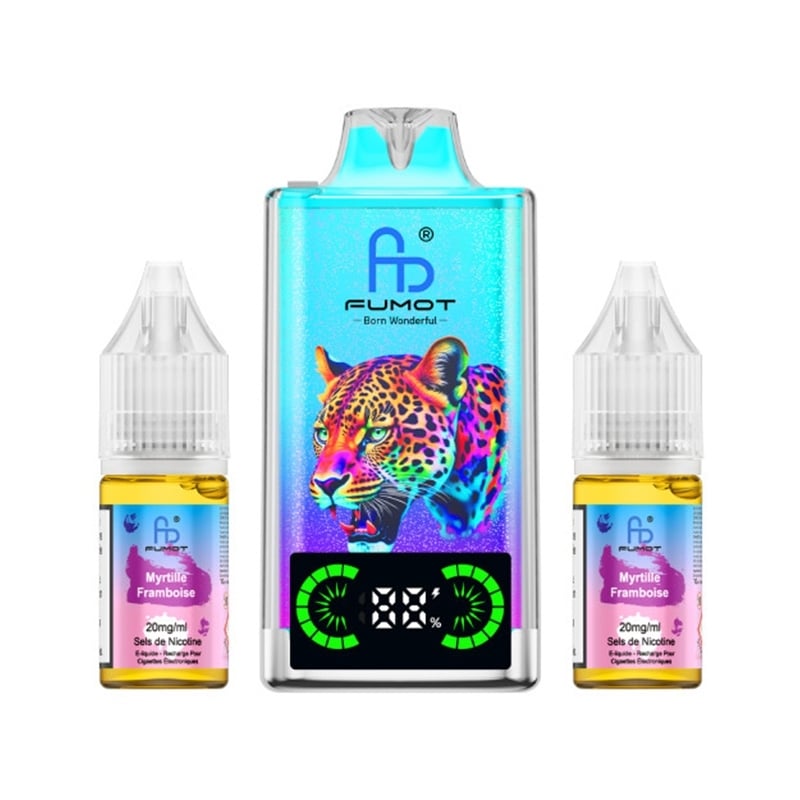 Puff Fumot Leopard 40K Blueberry Raspberry | Le Vapoteur Discount