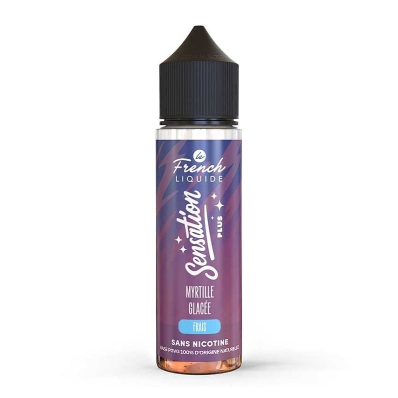 E-liquide Myrtille Glacée Sensation Plus 50 ml - Le French Liquide pas cher | Le Vapoteur Discount