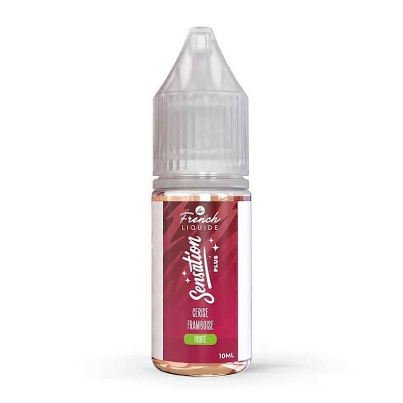 E-liquide Cerise Framboise Sensation Plus 10 ml - Le French Liquide pas cher | Le Vapoteur Discount