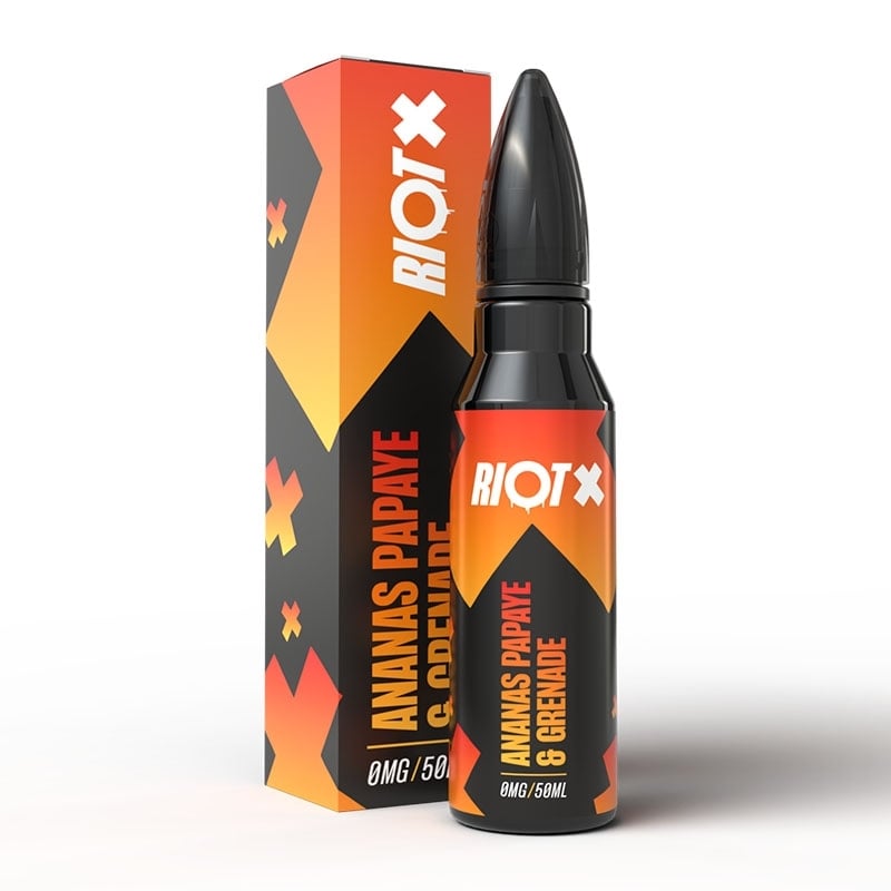 e-liquide Ananas, Papaye et Grenade 50 ml - Riot X pas cher