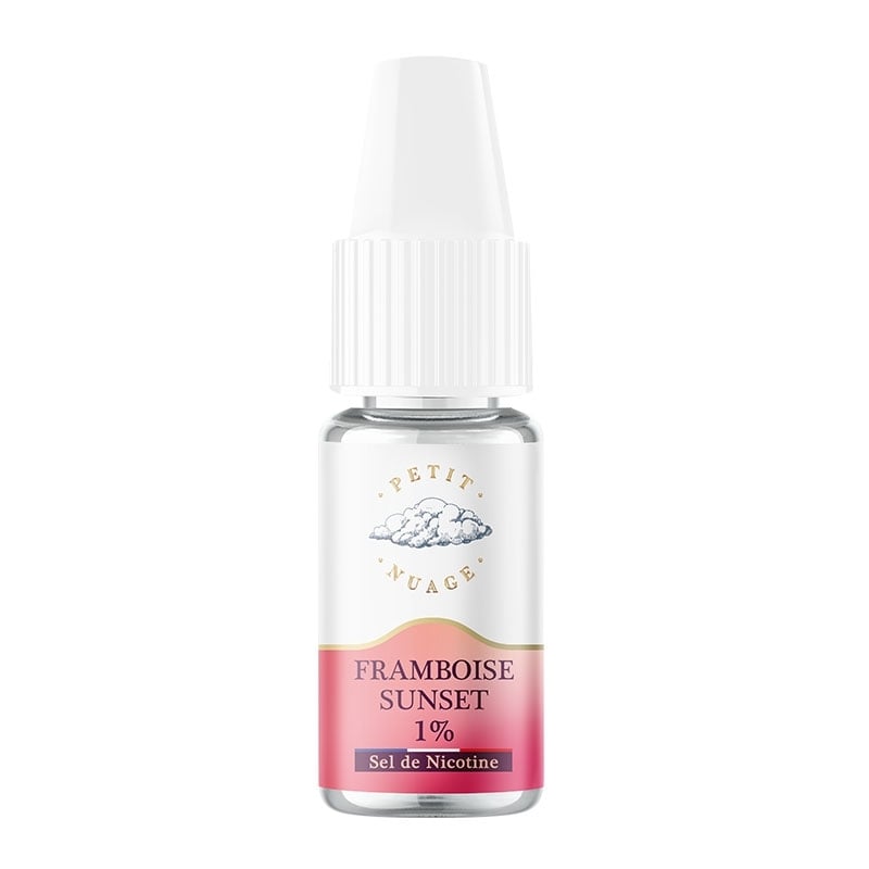 e-liquide Framboise Sunset Sel de Nicotine 10 ml - Petit Nuage pas cher