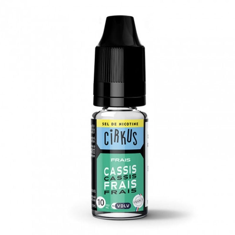 e-liquide Cassis Frais sels de nicotine 10 ml - Cirkus pas cher