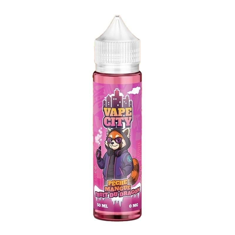 E-liquide Pêche Mangue Fruit du Dragon 50 ml - Vape City pas cher | Le Vapoteur Discount
